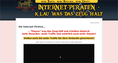Desktop Screenshot of internet-piraten.com
