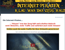 Tablet Screenshot of internet-piraten.com